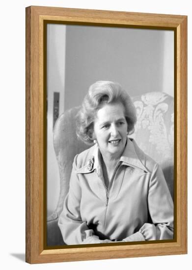 Margaret Thatcher as leader of the Conservative Party, 1975-Marion S. Trikosko-Framed Premier Image Canvas