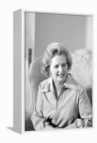 Margaret Thatcher as leader of the Conservative Party, 1975-Marion S. Trikosko-Framed Premier Image Canvas