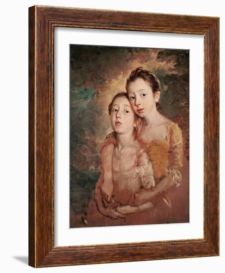 Margareth and Mary Gainsborough-Thomas Gainsborough-Framed Giclee Print