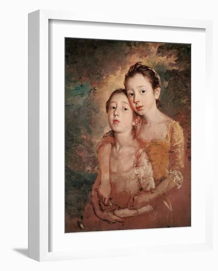 Margareth and Mary Gainsborough-Thomas Gainsborough-Framed Giclee Print