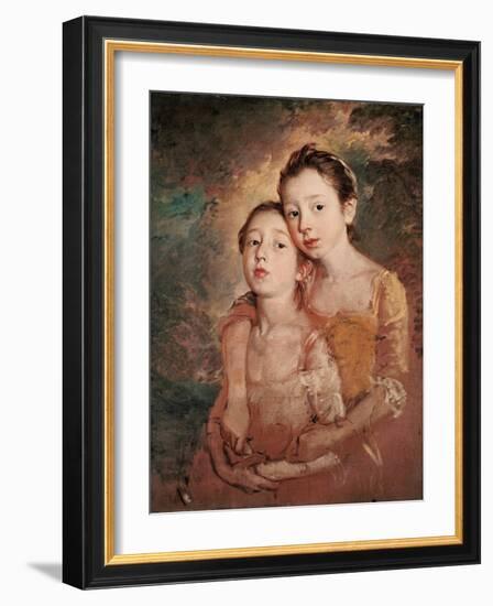 Margareth and Mary Gainsborough-Thomas Gainsborough-Framed Giclee Print