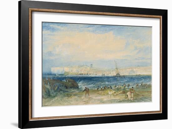 Margate, C.1822 (W/C and Scraping Out on Wove Paper)-J. M. W. Turner-Framed Giclee Print