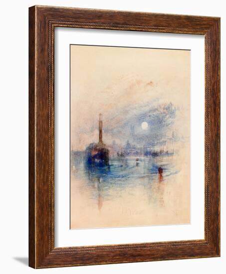 Margate, C.1840-J. M. W. Turner-Framed Premium Giclee Print