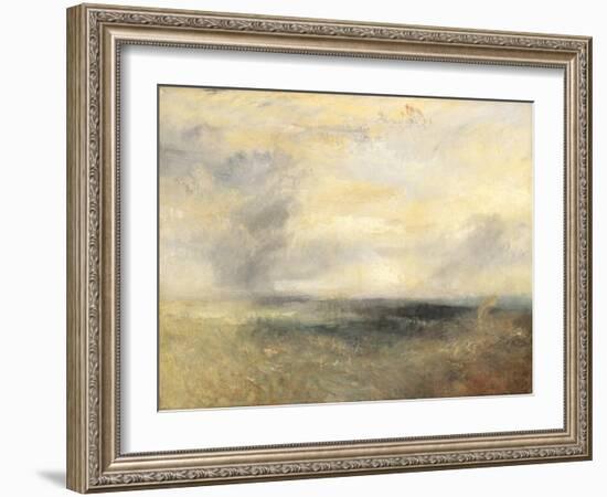 Margate, from the Sea, Ca 1835-J. M. W. Turner-Framed Giclee Print