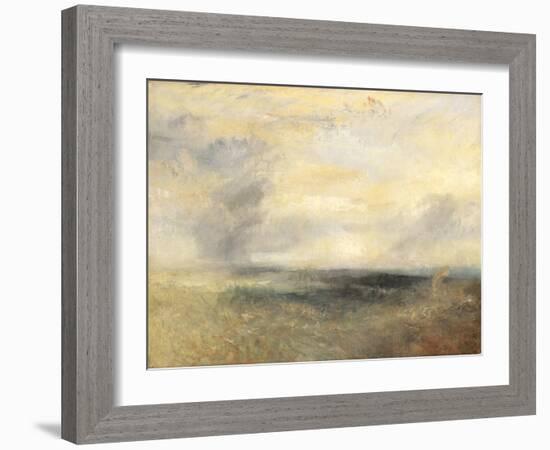 Margate, from the Sea, Ca 1835-J. M. W. Turner-Framed Giclee Print