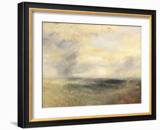 Margate, from the Sea, Ca 1835-J. M. W. Turner-Framed Giclee Print