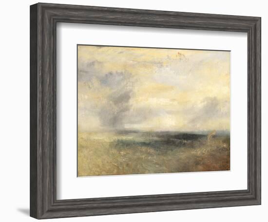 Margate, from the Sea, Ca 1835-J. M. W. Turner-Framed Giclee Print