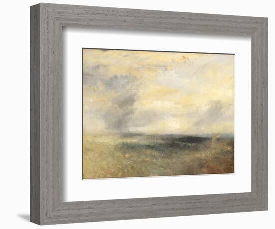 Margate, from the Sea, Ca 1835-J. M. W. Turner-Framed Giclee Print