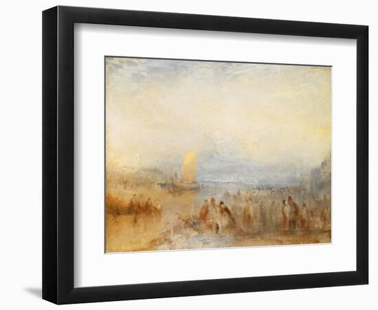 Margate Harbour, 1845 (Oil on Canvas)-Joseph Mallord William Turner-Framed Giclee Print