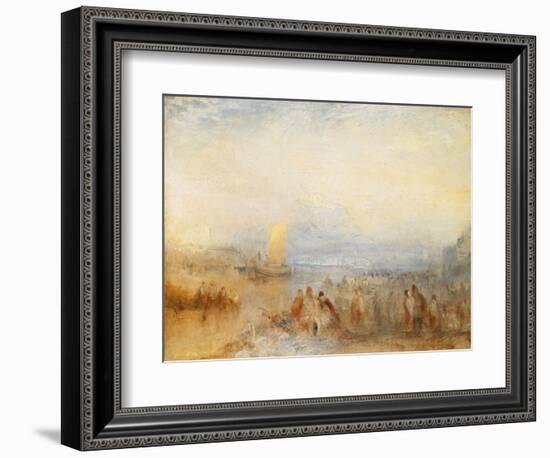 Margate Harbour, 1845 (Oil on Canvas)-Joseph Mallord William Turner-Framed Giclee Print