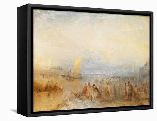 Margate Harbour, 1845 (Oil on Canvas)-Joseph Mallord William Turner-Framed Premier Image Canvas