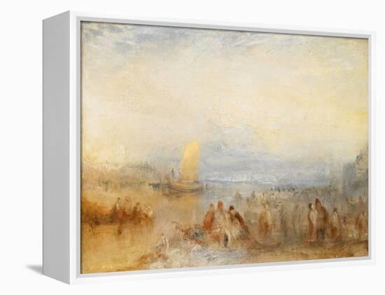 Margate Harbour, 1845 (Oil on Canvas)-Joseph Mallord William Turner-Framed Premier Image Canvas