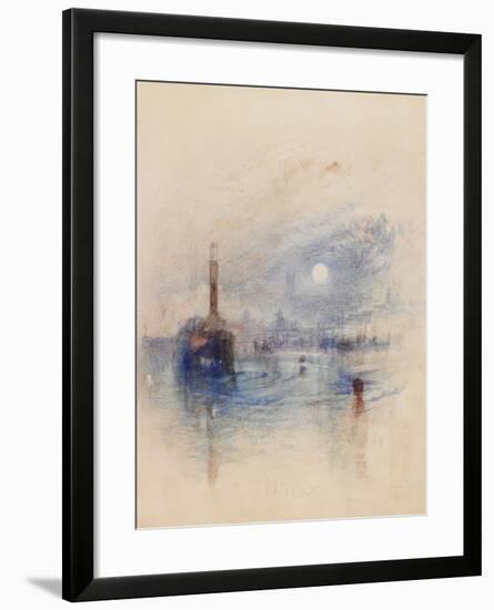 Margate, Possibly C.1840-J. M. W. Turner-Framed Giclee Print