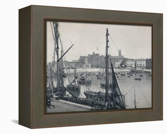 'Margate - The Harbour and the Jetty', 1895-Unknown-Framed Premier Image Canvas