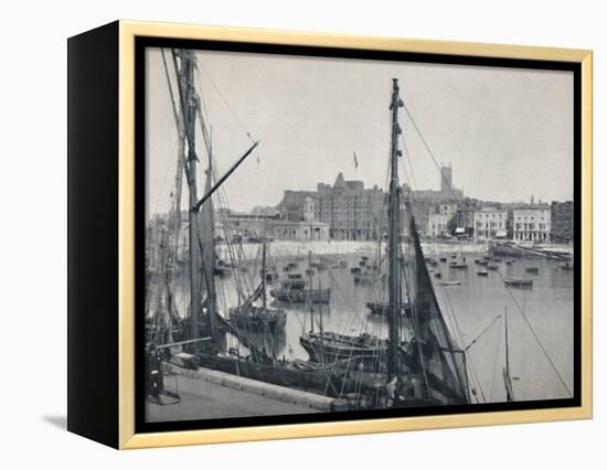 'Margate - The Harbour and the Jetty', 1895-Unknown-Framed Premier Image Canvas