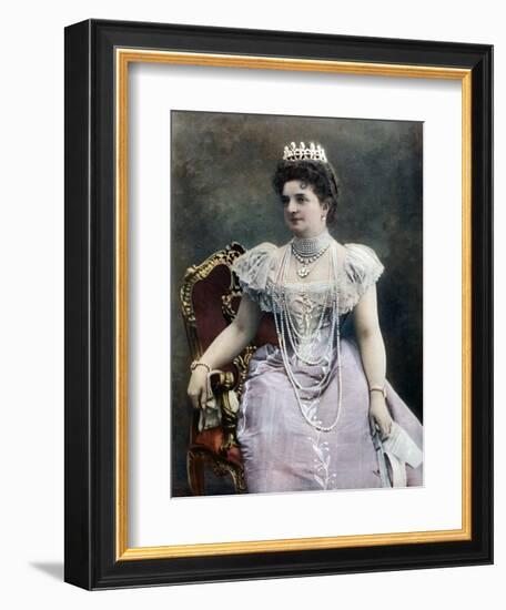 Margherita of Savoy, Queen Consort of Italy, Late 19th-Early 20th Century-Giacomo Brogi-Framed Giclee Print