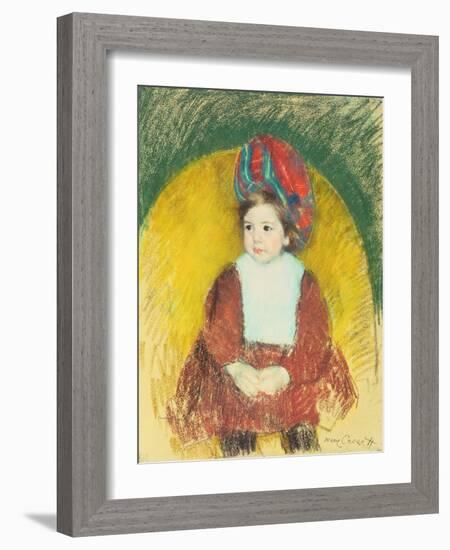 Margot, 19th Century-Mary Cassatt-Framed Giclee Print