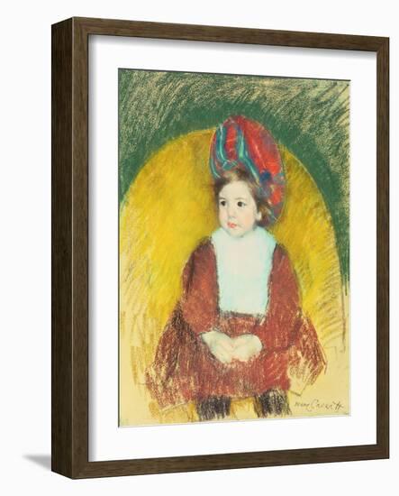 Margot, 19th Century-Mary Cassatt-Framed Giclee Print