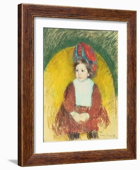 Margot, 19th Century-Mary Cassatt-Framed Giclee Print