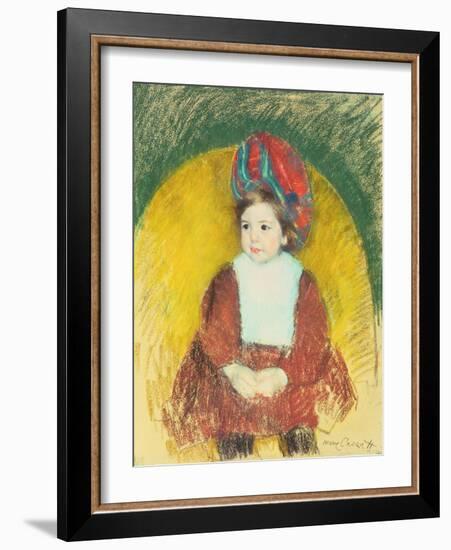 Margot, 19th Century-Mary Cassatt-Framed Giclee Print