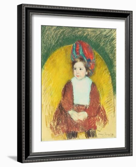 Margot, 19th Century-Mary Cassatt-Framed Giclee Print