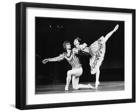 Margot Fonteyn and Rudolf Nureyev in Birthday Offering by the Royal Ballet at Royal Opera House-Anthony Crickmay-Framed Photographic Print