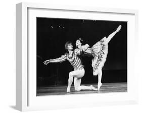 Margot Fonteyn and Rudolf Nureyev in Birthday Offering by the Royal Ballet at Royal Opera House-Anthony Crickmay-Framed Photographic Print