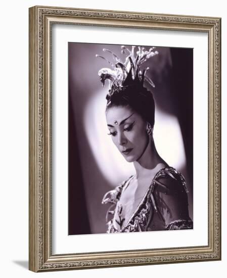 Margot Fonteyn in La Peri, Dame Margot Fonteyn de Arias, 18 May 1919 - 21 February 1991-Houston Rogers-Framed Photographic Print