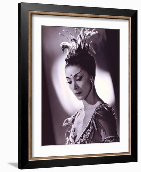 Margot Fonteyn in La Peri, Dame Margot Fonteyn de Arias, 18 May 1919 - 21 February 1991-Houston Rogers-Framed Photographic Print