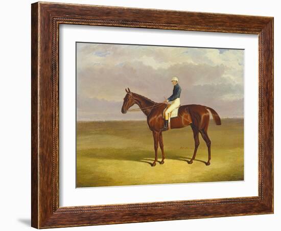 Margrave' with James Robinson Up, 1833-John Frederick Herring I-Framed Giclee Print