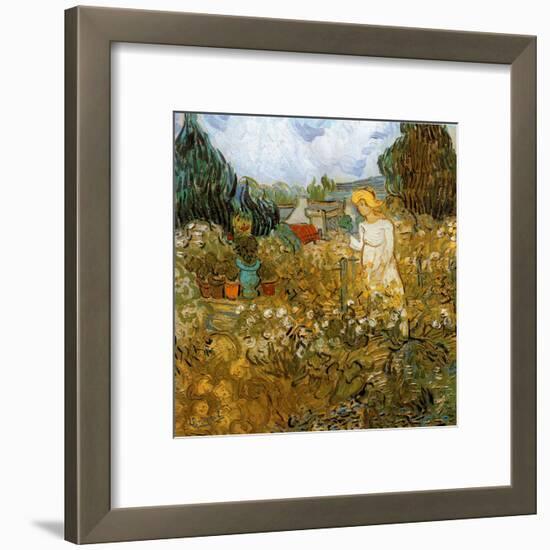 Marguerite Gachet Dans Son Jardin-Vincent van Gogh-Framed Art Print