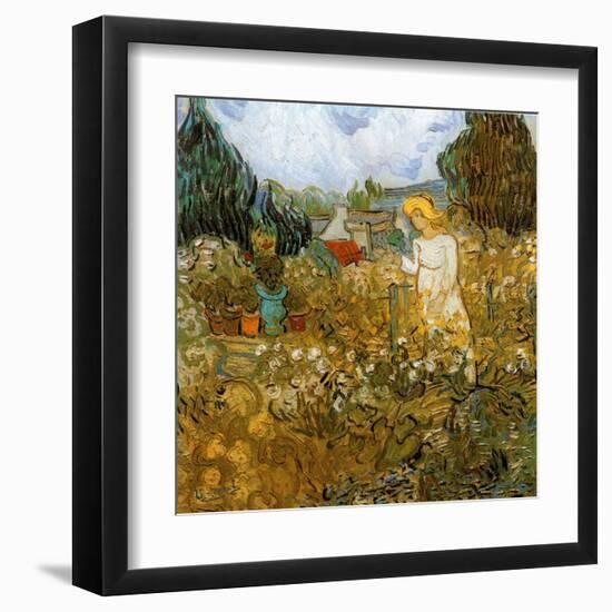 Marguerite Gachet Dans Son Jardin-Vincent van Gogh-Framed Art Print