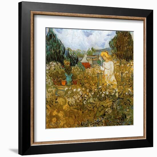 Marguerite Gachet Dans Son Jardin-Vincent van Gogh-Framed Art Print