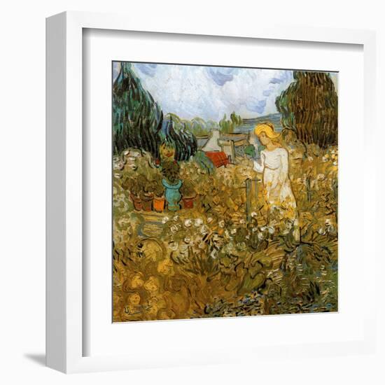 Marguerite Gachet Dans Son Jardin-Vincent van Gogh-Framed Art Print