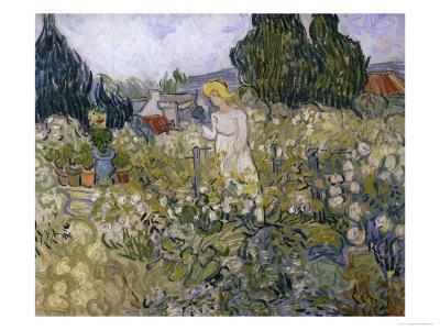 Marguerite Gachet in Her Garden, c.1890' Giclee Print - Vincent van Gogh |  Art.com