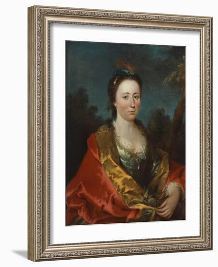 Marguerite-Marie Pater (Oil on Canvas)-Jean-Baptiste Joseph Pater-Framed Giclee Print