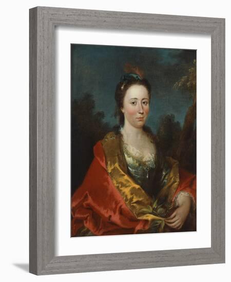 Marguerite-Marie Pater (Oil on Canvas)-Jean-Baptiste Joseph Pater-Framed Giclee Print