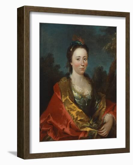 Marguerite-Marie Pater (Oil on Canvas)-Jean-Baptiste Joseph Pater-Framed Giclee Print