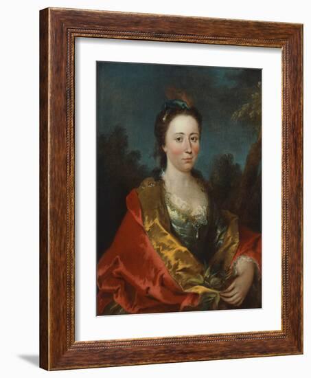 Marguerite-Marie Pater (Oil on Canvas)-Jean-Baptiste Joseph Pater-Framed Giclee Print