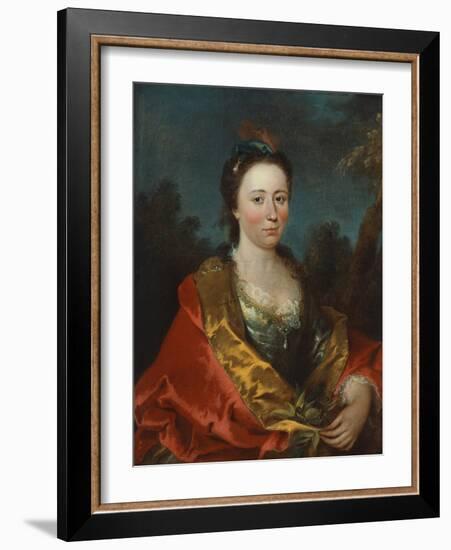 Marguerite-Marie Pater (Oil on Canvas)-Jean-Baptiste Joseph Pater-Framed Giclee Print