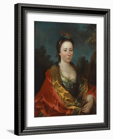 Marguerite-Marie Pater (Oil on Canvas)-Jean-Baptiste Joseph Pater-Framed Giclee Print