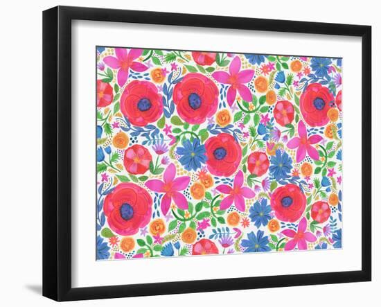 Marguerite Pattern-Suzanne Allard-Framed Art Print