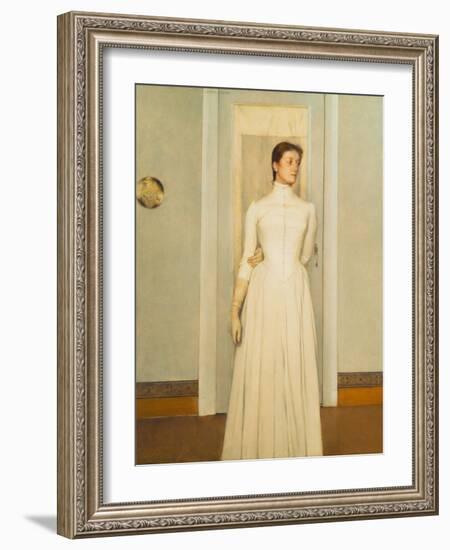 Marguerite, the Artist's Sister-Fernand Khnopff-Framed Giclee Print