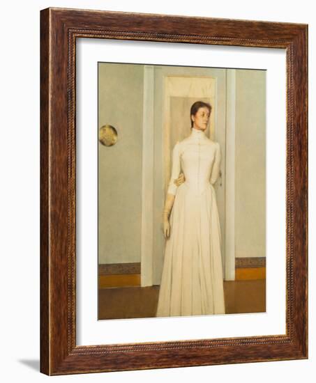 Marguerite, the Artist's Sister-Fernand Khnopff-Framed Giclee Print