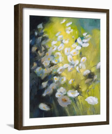 Marguerites dans un Champs-Genevieve Dolle-Framed Giclee Print