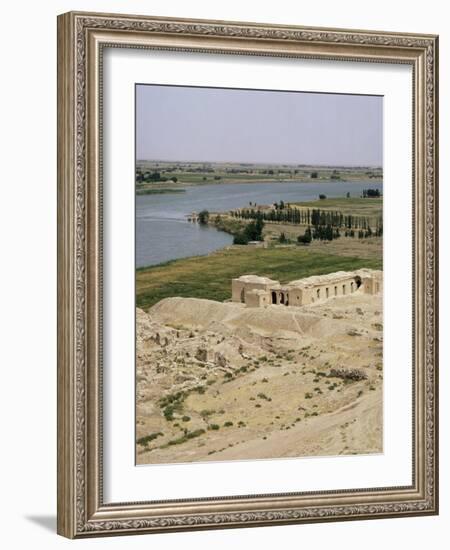 Mari and the Euphrates River, Syria, Middle East-Michael Jenner-Framed Photographic Print