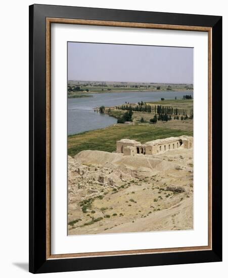 Mari and the Euphrates River, Syria, Middle East-Michael Jenner-Framed Photographic Print