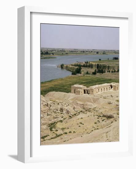 Mari and the Euphrates River, Syria, Middle East-Michael Jenner-Framed Photographic Print