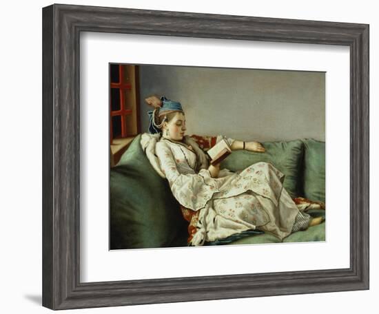 Maria Adelaide Reading-Jean-Etienne Liotard-Framed Giclee Print