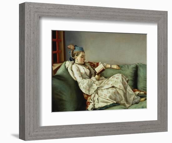 Maria Adelaide Reading-Jean-Etienne Liotard-Framed Giclee Print